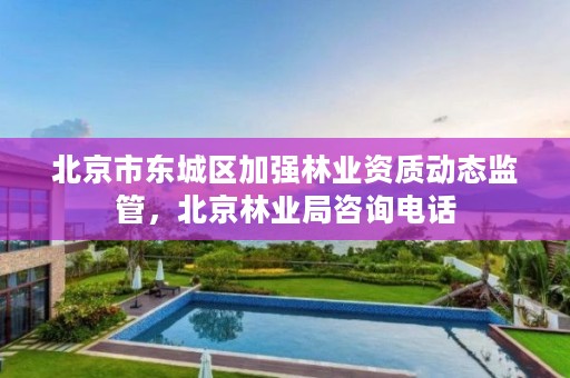 北京市东城区加强林业资质动态监管,北京林业局咨询电话