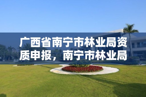 广西省南宁市林业局资质申报,南宁市林业局官网