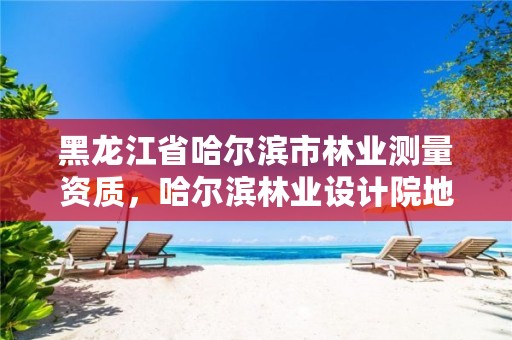 黑龙江省哈尔滨市林业测量资质,哈尔滨林业设计院地址