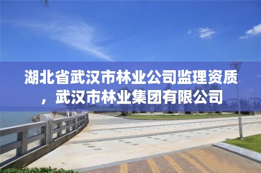 湖北省武汉市林业公司监理资质,武汉市林业集团有限公司