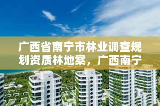 广西省南宁市林业调查规划资质林地案，广西南宁林业厅