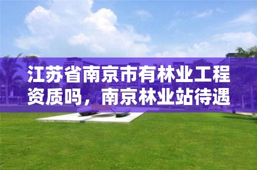 江苏省南京市有林业工程资质吗,南京林业站待遇