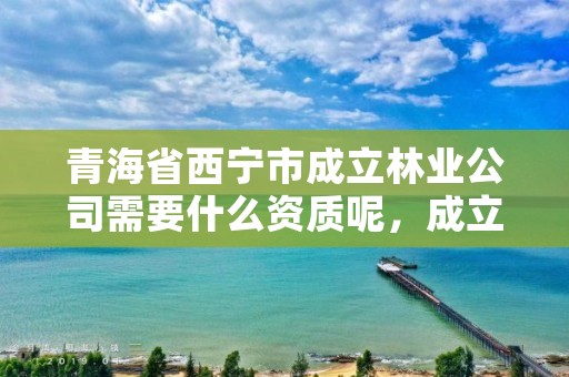 青海省西宁市成立林业公司需要什么资质呢,成立林业公司的条件