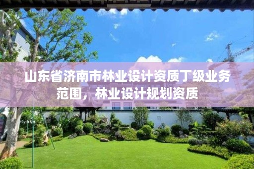 山东省济南市林业设计资质丁级业务范围,林业设计规划资质