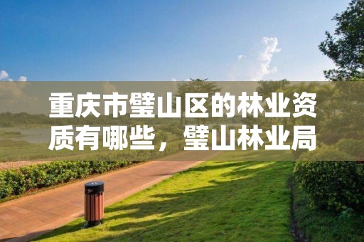 重庆市璧山区的林业资质有哪些,璧山林业局在哪里