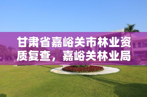 甘肃省嘉峪关市林业资质复查,嘉峪关林业局电话