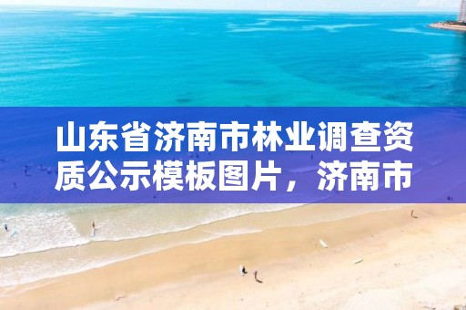 山东省济南市林业调查资质公示模板图片,济南市林业局投诉电话