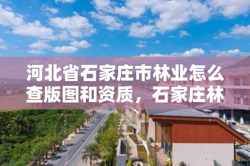河北省石家庄市林业怎么查版图和资质,石家庄林业局在哪