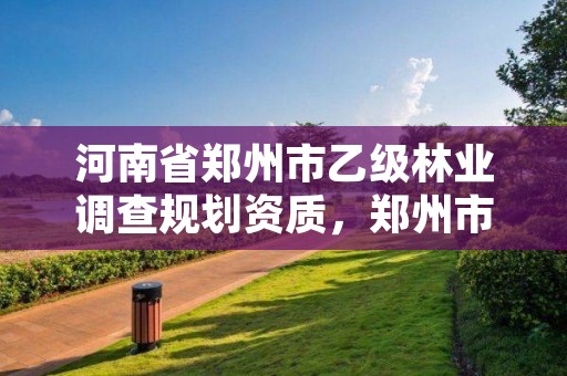 河南省郑州市乙级林业调查规划资质,郑州市林业局2020年林业产业项目