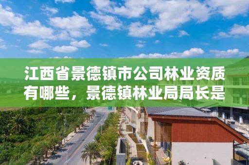 江西省景德镇市公司林业资质有哪些,景德镇林业局局长是谁