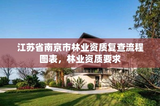 江苏省南京市林业资质复查流程图表,林业资质要求