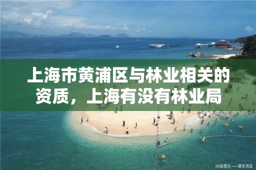 上海市黄浦区与林业相关的资质,上海有没有林业局