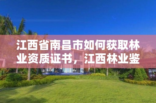 江西省南昌市如何获取林业资质证书,江西林业鉴定中心
