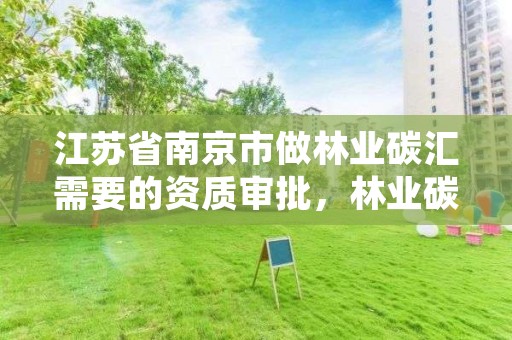 江苏省南京市做林业碳汇需要的资质审批,林业碳汇项目公司