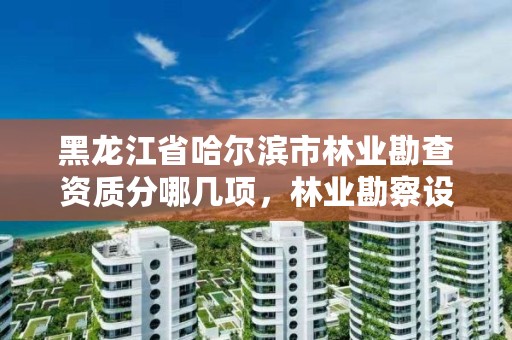 黑龙江省哈尔滨市林业勘查资质分哪几项,林业勘察设计资质业务范围