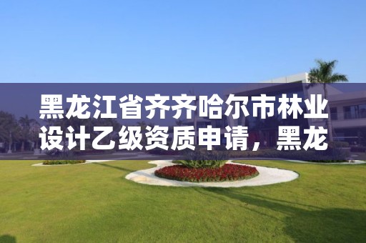 黑龙江省齐齐哈尔市林业设计乙级资质申请,黑龙江省林业设计院待遇