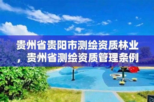 贵州省贵阳市测绘资质林业,贵州省测绘资质管理条例