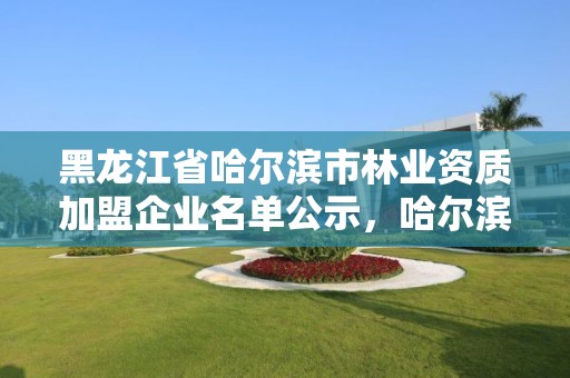 黑龙江省哈尔滨市林业资质加盟企业名单公示,哈尔滨有几个林业局