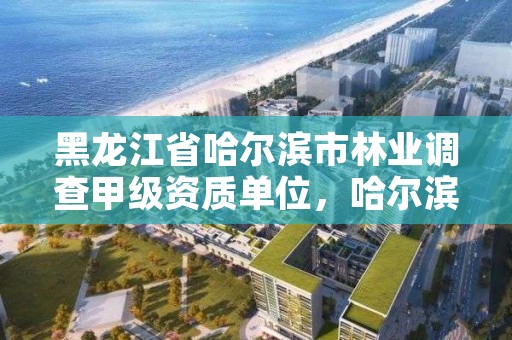 黑龙江省哈尔滨市林业调查甲级资质单位，哈尔滨市林业设计院