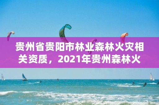 贵州省贵阳市林业森林火灾相关资质，2021年贵州森林火灾