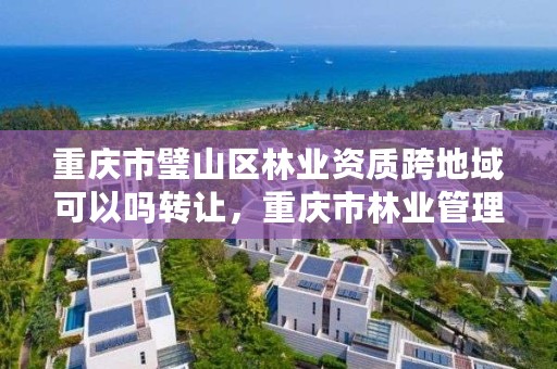 重庆市璧山区林业资质跨地域可以吗转让,重庆市林业管理办法