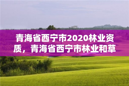 青海省西宁市2020林业资质,青海省西宁市林业和草原局