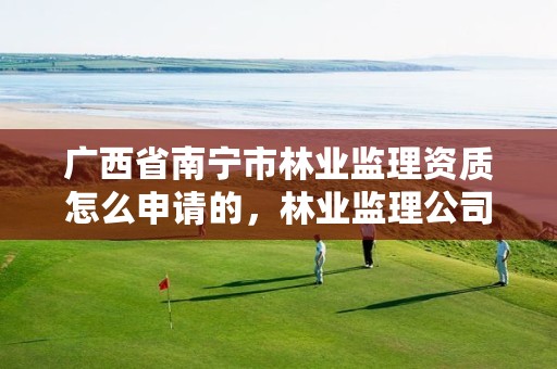 广西省南宁市林业监理资质怎么申请的,林业监理公司