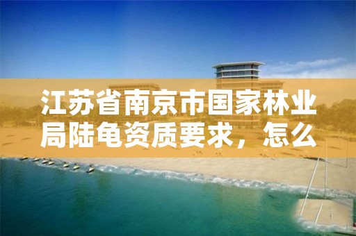 江苏省南京市国家林业局陆龟资质要求,怎么向林业局申请饲养陆龟