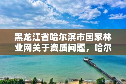 黑龙江省哈尔滨市国家林业网关于资质问题,哈尔滨林业公司