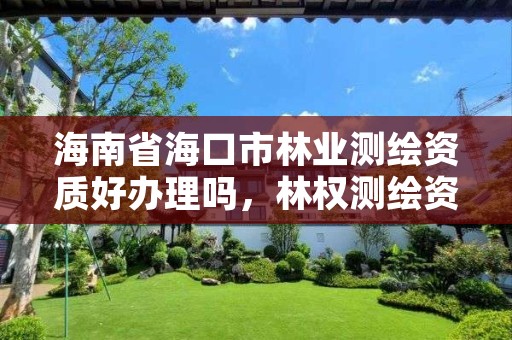海南省海口市林业测绘资质好办理吗,林权测绘资质
