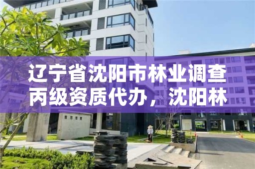 辽宁省沈阳市林业调查丙级资质代办,沈阳林业厅