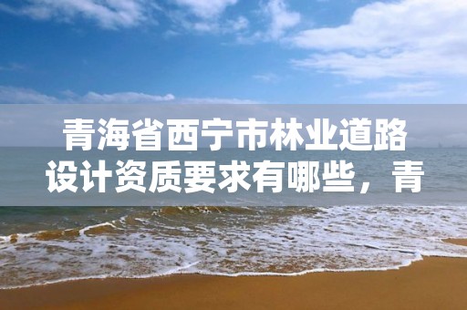 青海省西宁市林业道路设计资质要求有哪些,青海省林业工程咨询有限公司