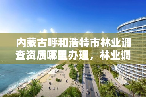 内蒙古呼和浩特市林业调查资质哪里办理,林业调查资质查询