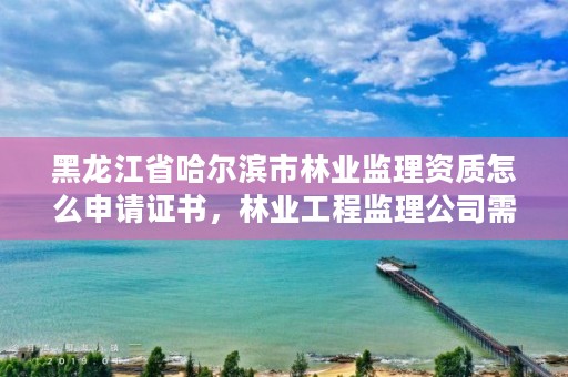 黑龙江省哈尔滨市林业监理资质怎么申请证书,林业工程监理公司需要啥证