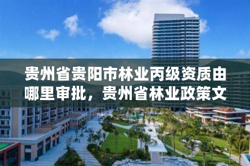 贵州省贵阳市林业丙级资质由哪里审批，贵州省林业政策文件