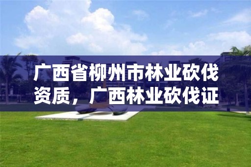 广西省柳州市林业砍伐资质,广西林业砍伐证办理流程