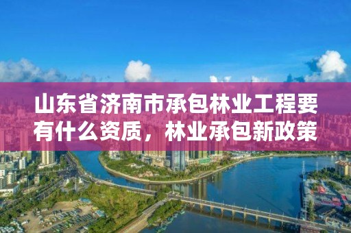 山东省济南市承包林业工程要有什么资质,林业承包新政策