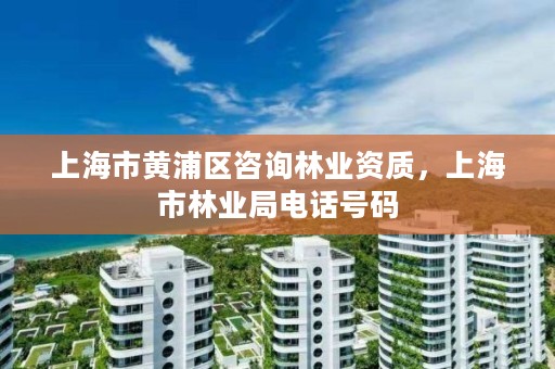 上海市黄浦区咨询林业资质,上海市林业局电话号码