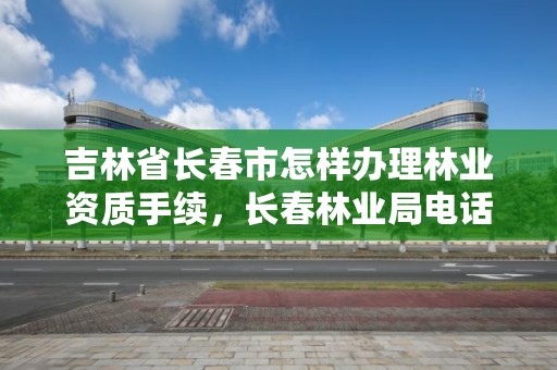 吉林省长春市怎样办理林业资质手续,长春林业局电话号码