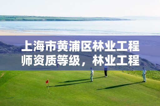 上海市黄浦区林业工程师资质等级,林业工程师职称查询