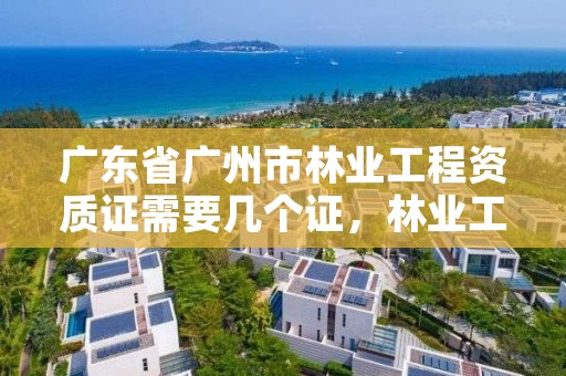 广东省广州市林业工程资质证需要几个证，林业工程行业资质