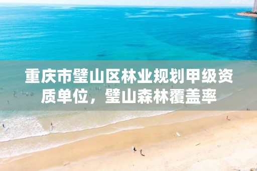 重庆市璧山区林业规划甲级资质单位,璧山森林覆盖率