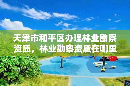 天津市和平区办理林业勘察资质,林业勘察资质在哪里申请