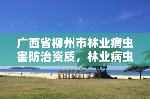 广西省柳州市林业病虫害防治资质，林业病虫害防治资质审批权限