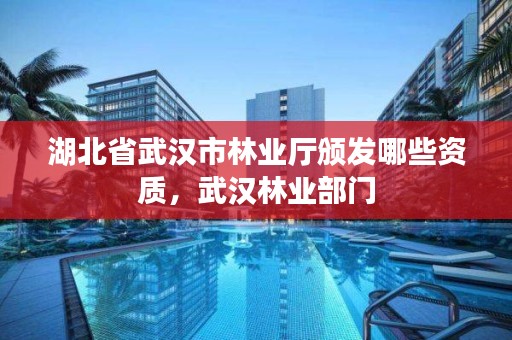 湖北省武汉市林业厅颁发哪些资质，武汉林业部门