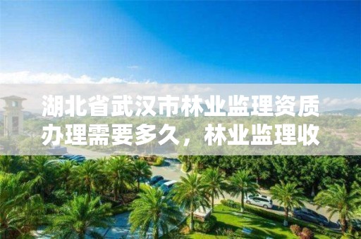 湖北省武汉市林业监理资质办理需要多久，林业监理收费标准