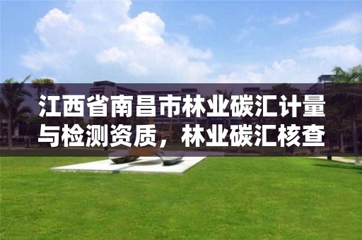 江西省南昌市林业碳汇计量与检测资质,林业碳汇核查机构