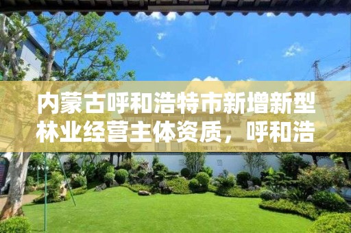 内蒙古呼和浩特市新增新型林业经营主体资质,呼和浩特林业厅领导一览表