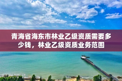 青海省海东市林业乙级资质需要多少钱,林业乙级资质业务范围