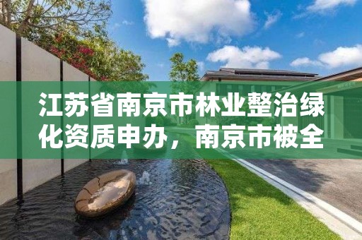 江苏省南京市林业整治绿化资质申办,南京市被全国绿化委员会评为全国造林绿化